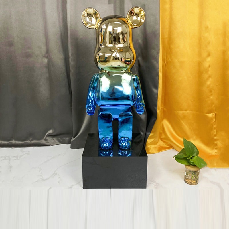 Gấu Bear mạ điện tương phản màu sắc