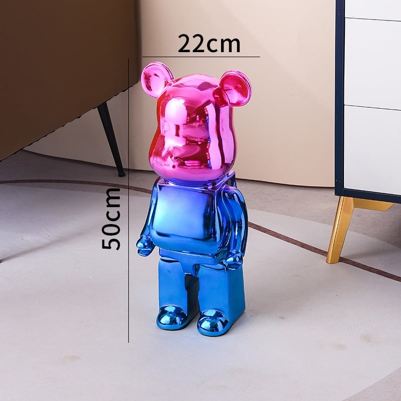 Gấu Bear mạ điện tương phản màu sắc