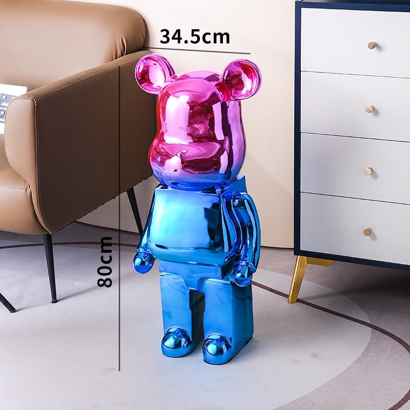 Gấu Bear mạ điện tương phản màu sắc