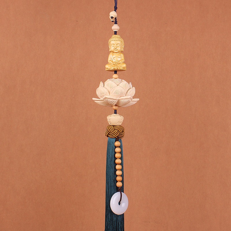 Dây treo xe ô tô Phật hoa sen