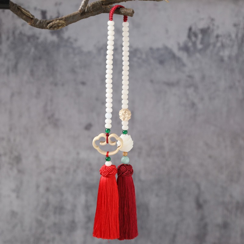 Dây treo oto hoa sen kết hợp bồ đề