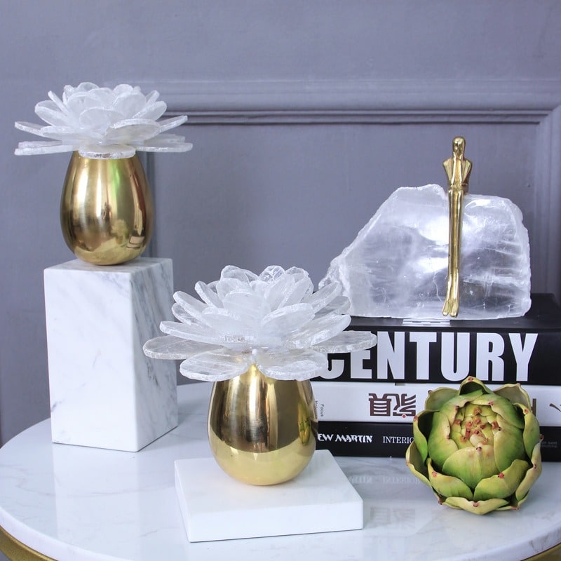 mô hình hoa lựu pha lê sang trọng