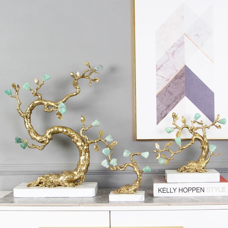 cây tài lộc may mắn trang trí phòng khách