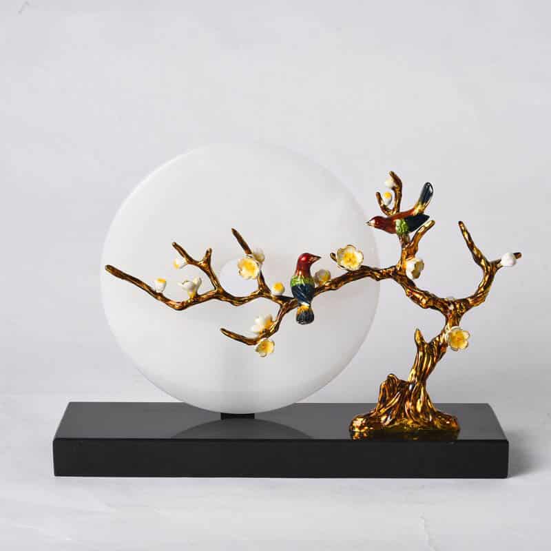 Mô hình trang trí chim uyên ương