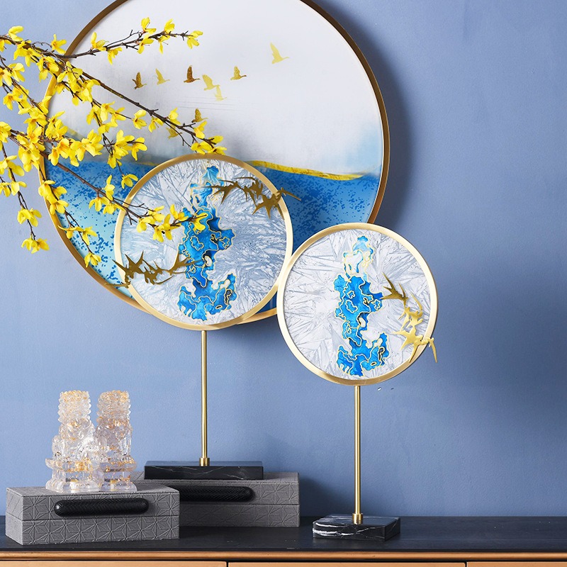 Mô hình hòn non bộ lá tre trang trí phòng