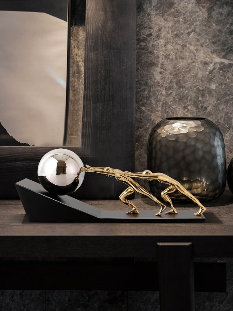 Mô hình decor trang trí chú lính chì đánh trống bằng gỗ  Mô hình trang trí  Thương hiệu OEM  NoiThatRubycom