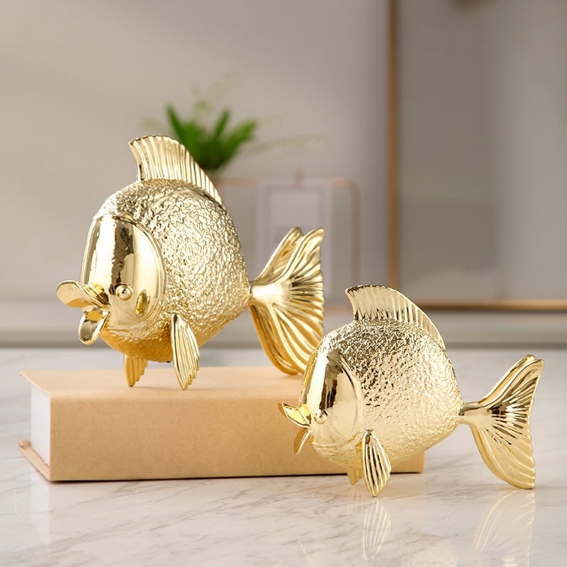 Cặp cá vàng trang trí thiết kế độc đáo
