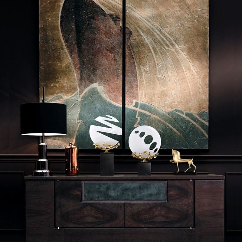 Mô hình đá ngọc bích trừu tượng