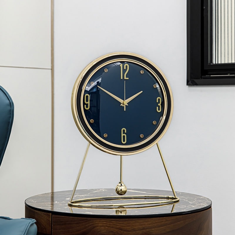 dong ho qua lac dec ban trang tri 3 Đồng hồ quả lắc để bàn đẹp