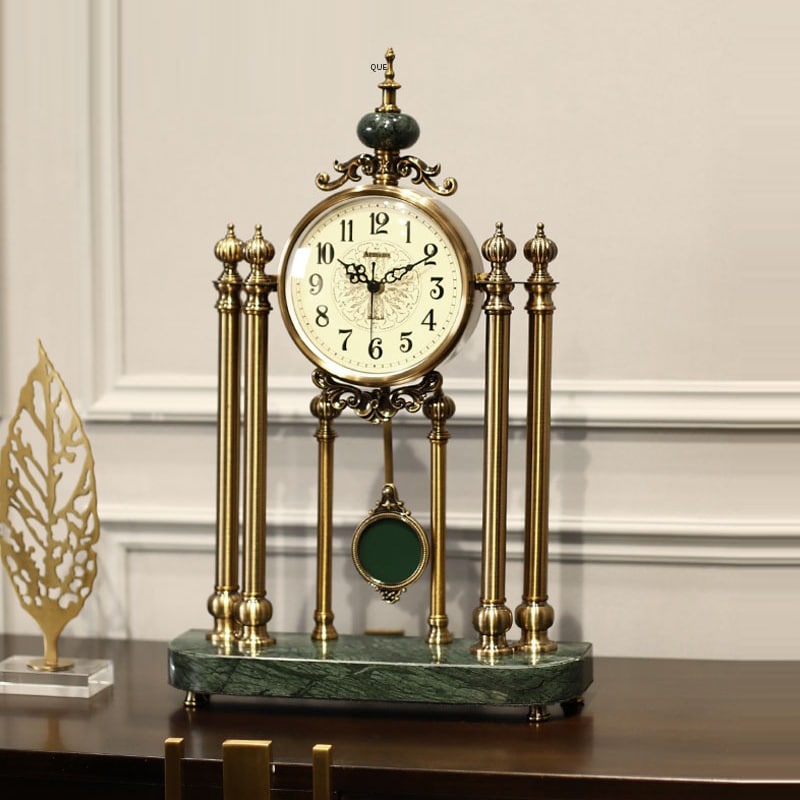 dong-ho-qua-lac Đồng hồ quả lắc để bàn sang trọng