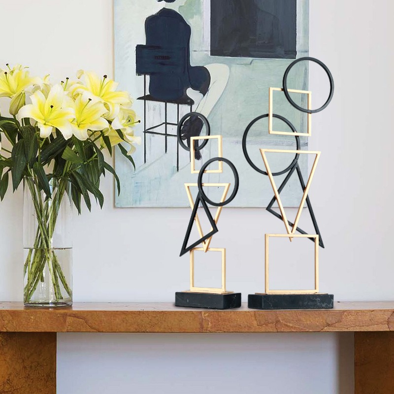 hinh hoc noi nhau 4 Mẫu hình học trang trí kệ sách độc đáo