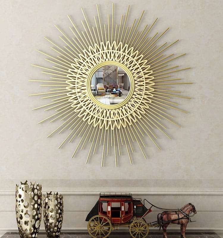 Gương treo tường khung hợp kim sang trọng