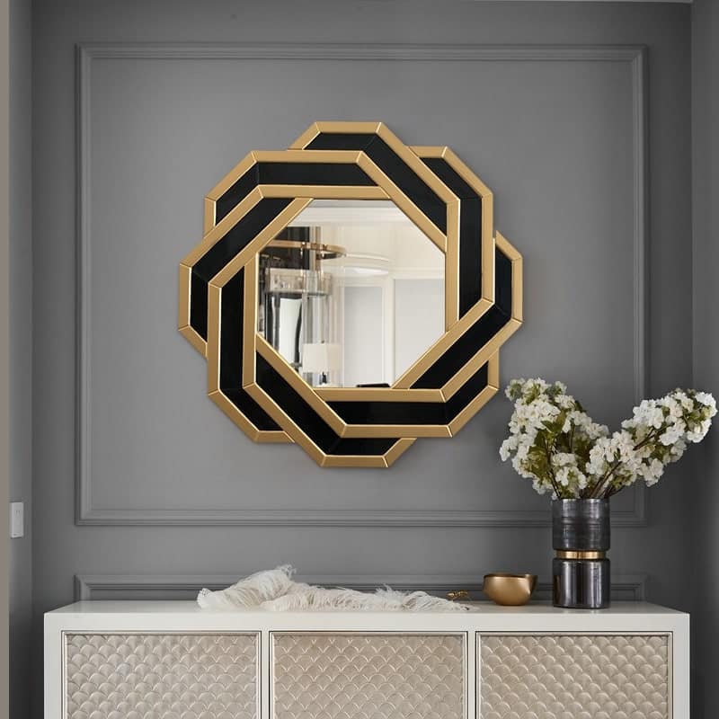 Gương trang trí phòng khách xin xắn