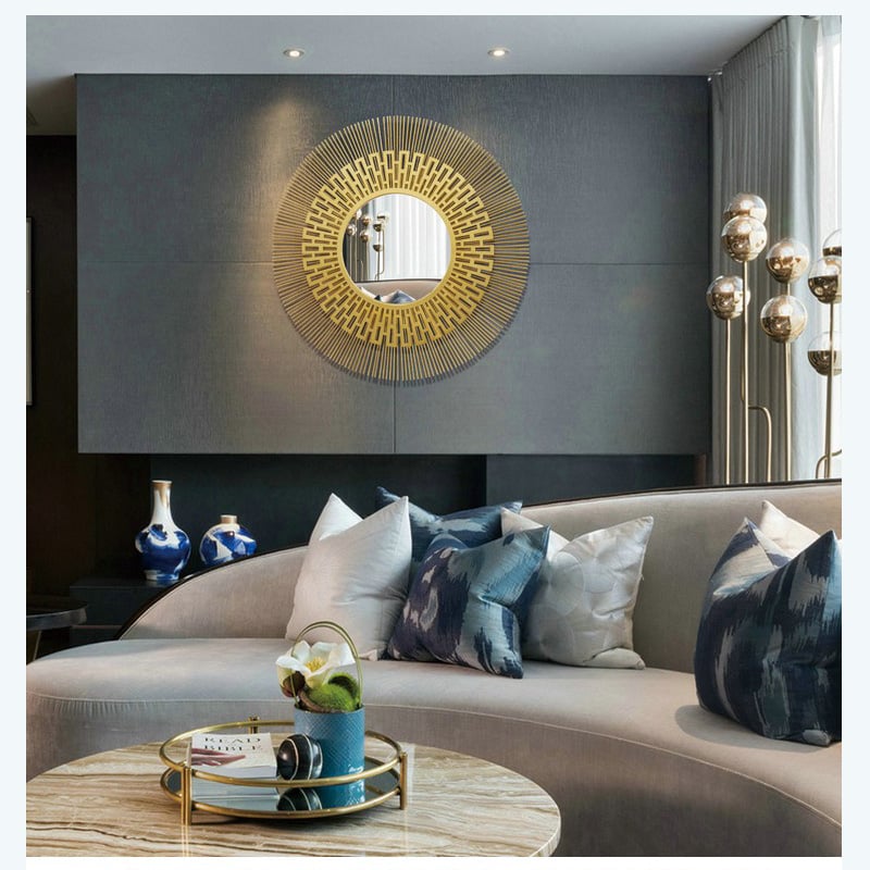 Gương treo tường sáng tạo hình tròn