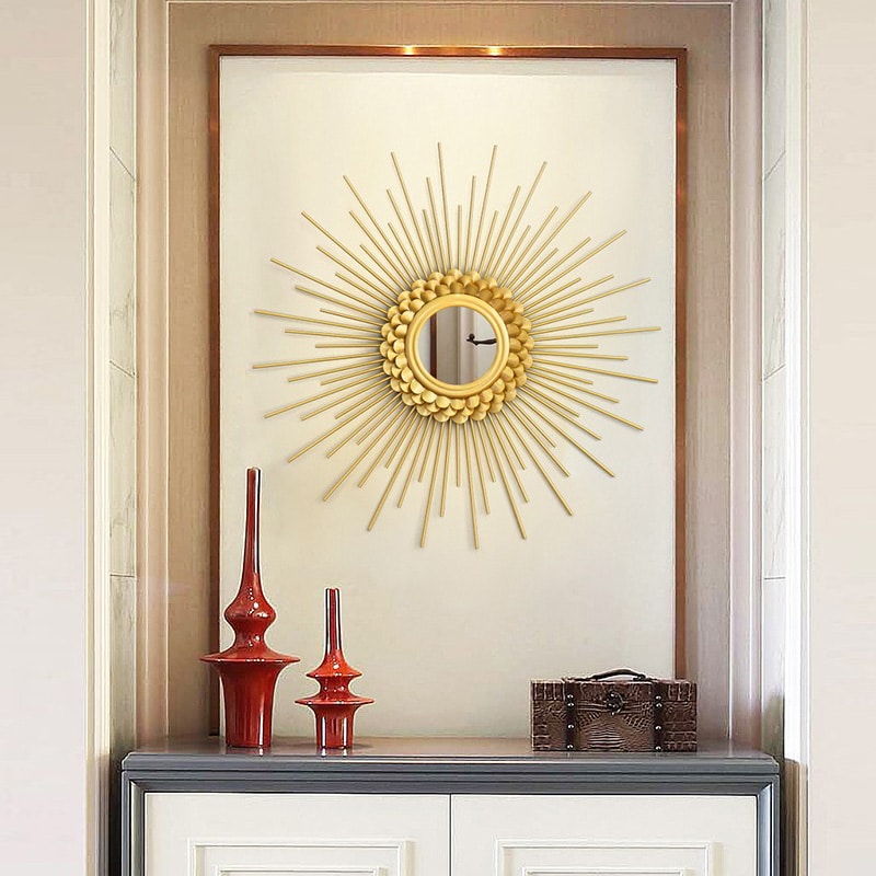 Gương trang trí bằng hợp kim mạ