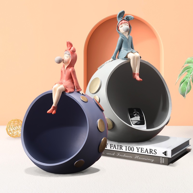 khay-keo-co-gai-xinh-xan 2 Khay kẹo cô gái xinh xắn kết hợp đựng đồ