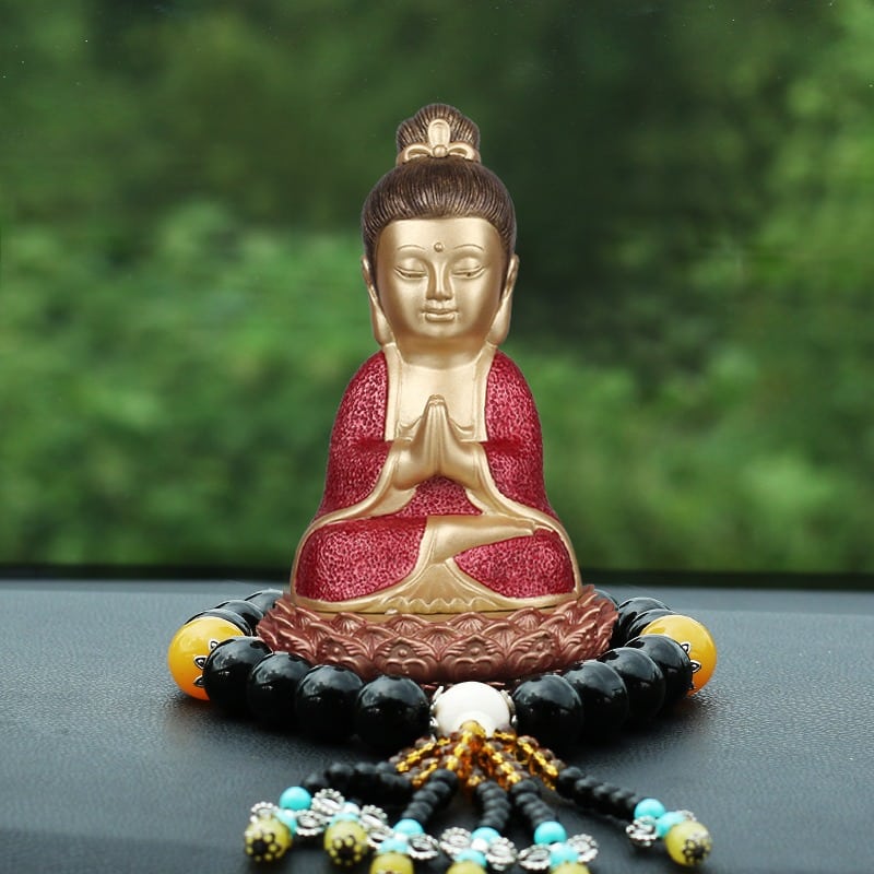 Tượng Quan Âm Bồ Tát để xe hơi mang ý nghĩa