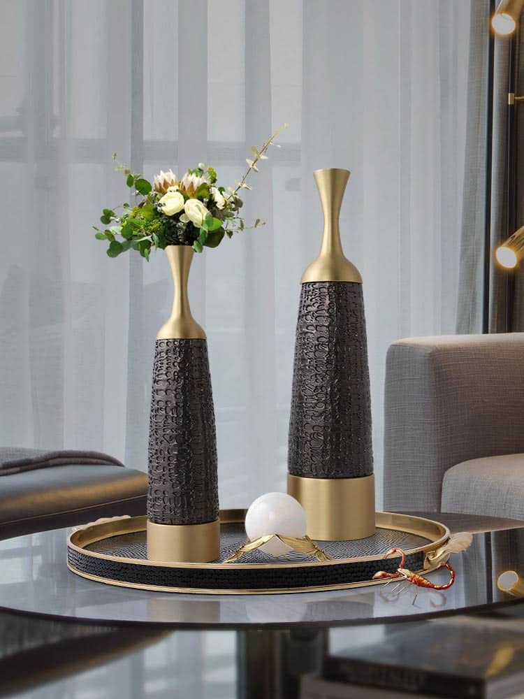 Bình căm hoa khô đơn giản