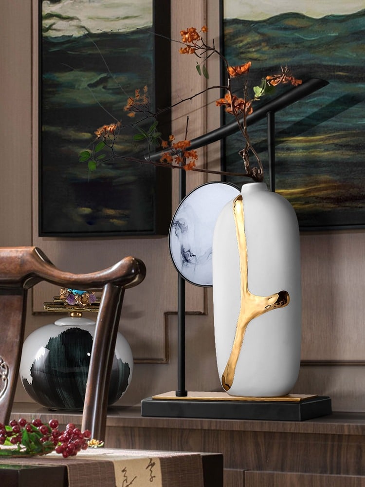 binh-hoa-gom-su 2 Bình hoa gốm sứ nghệ thuật trang trí bàn trà