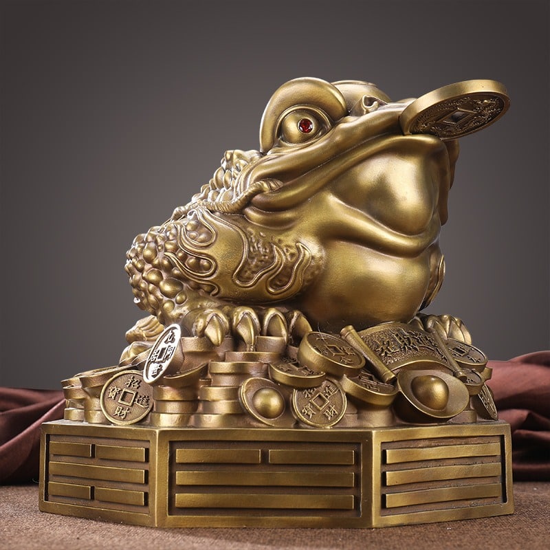 Cóc Thiềm thừ phong thủy bằng đồng nguyên chất