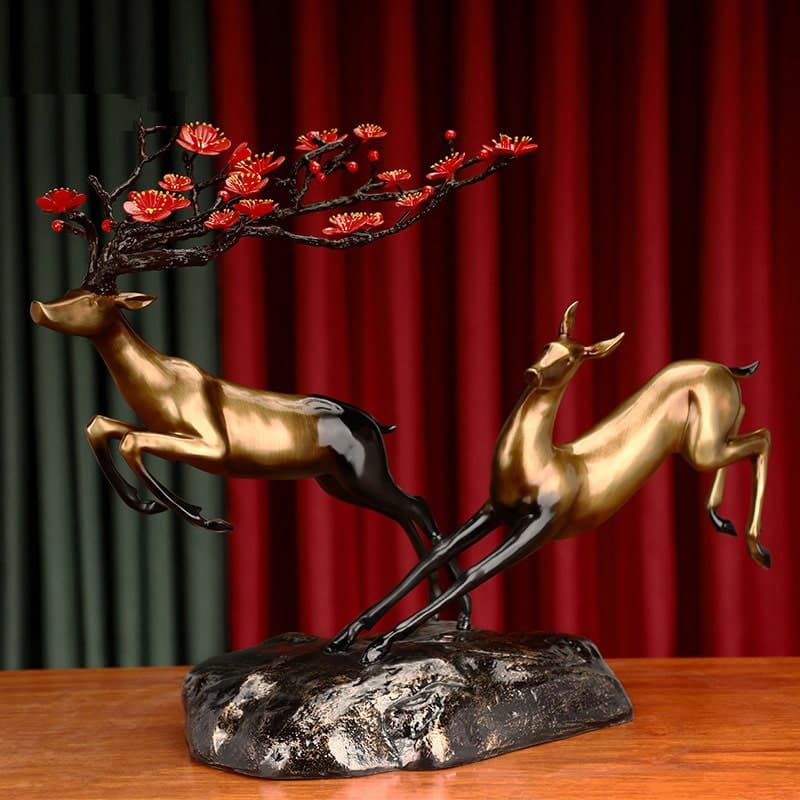 Đôi hươu may mắn làm tặng ý nghĩa Đôi hươu may mắn làm tặng ý nghĩa