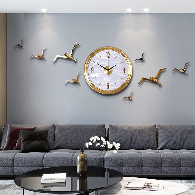 Đồng hồ treo tường hiện đại sang trọng