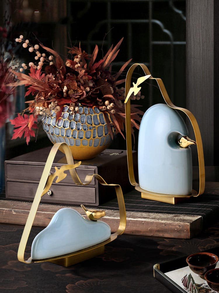 Mô hình trang trí bằng gốm nghệ thuật để bàn