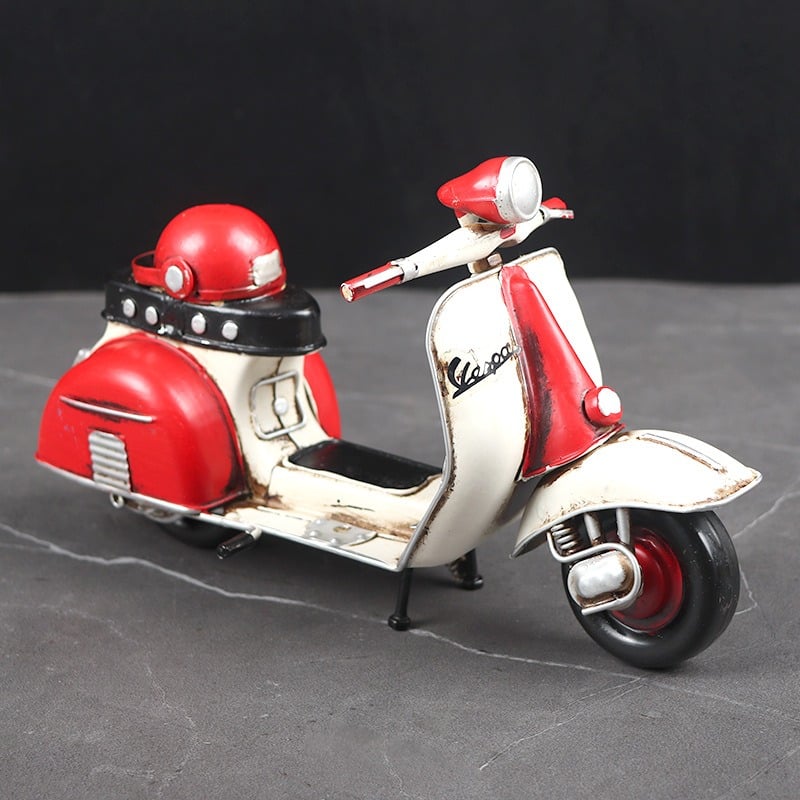 Mô hình xe vespa cổ decor nội thất đẹp