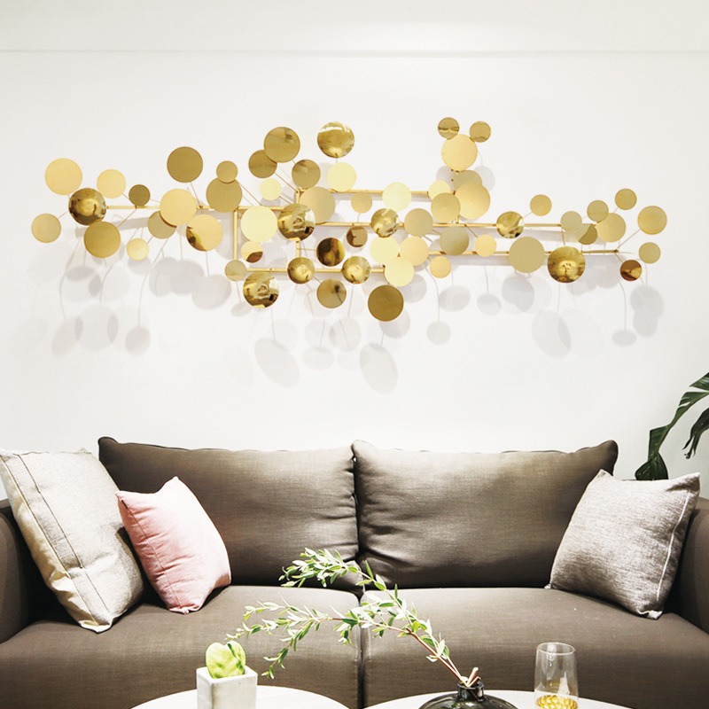 Phù điêu treo tường chùm bóng kim loại sáng tạo