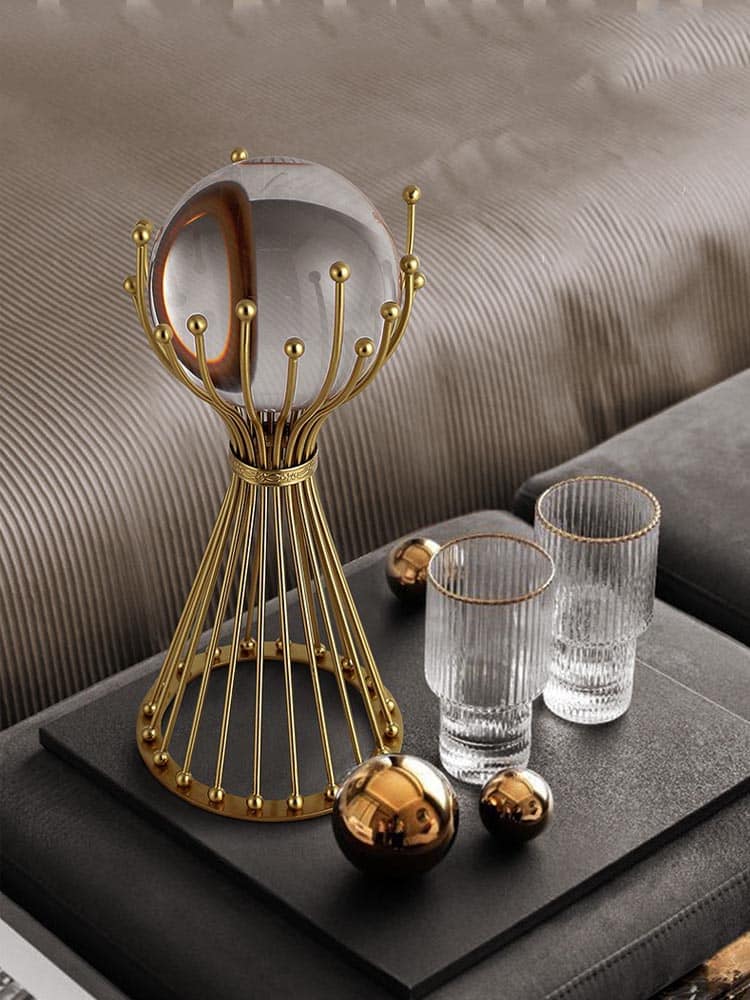 qua-cau-pha-le-sang-trong 5 Quả cầu pha lê để bàn pha lê