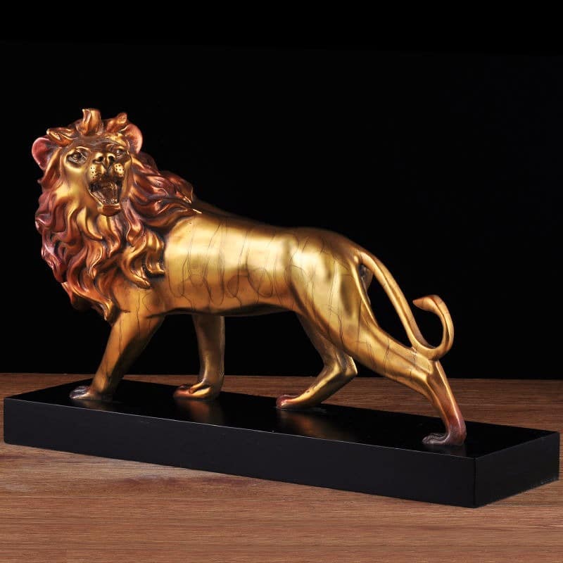 Tượng sư tử phong thủy bằng đồng