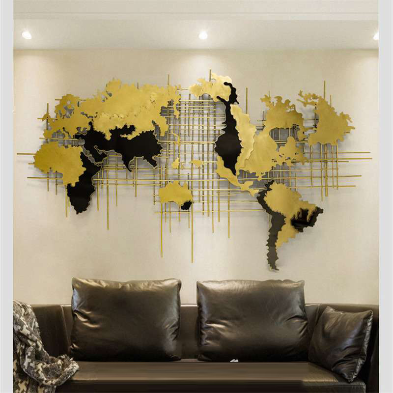 Phù điêu treo tường bản đồ Thế Giới siêu hot