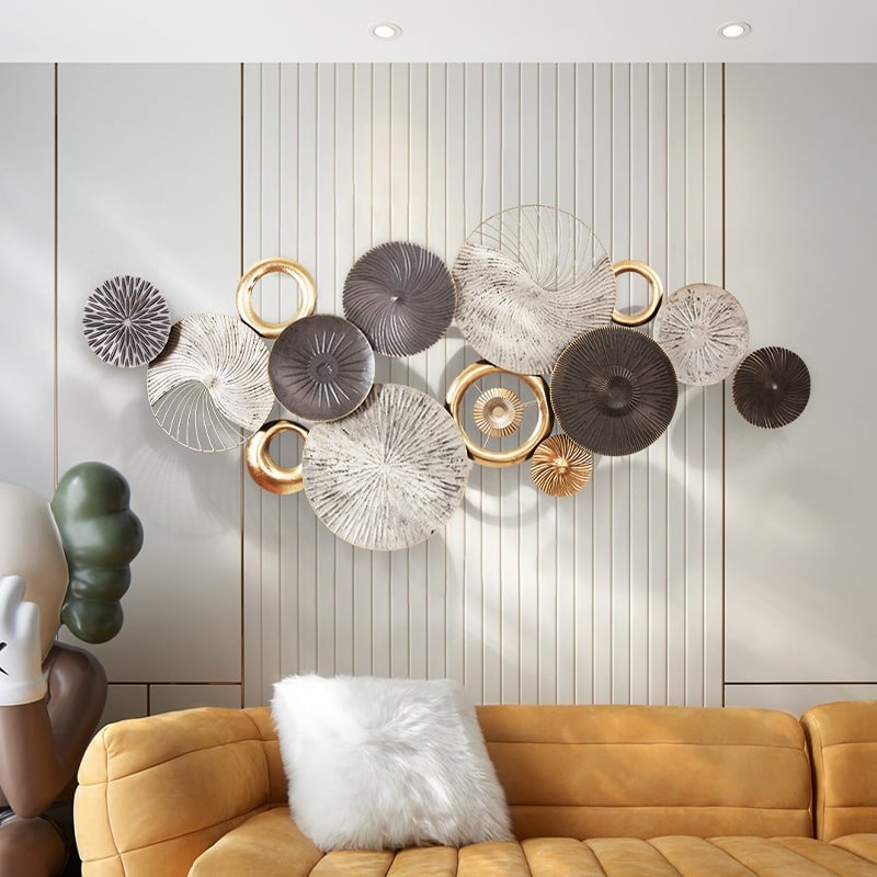 Tranh sắt 3D sang trọng treo phòng khách