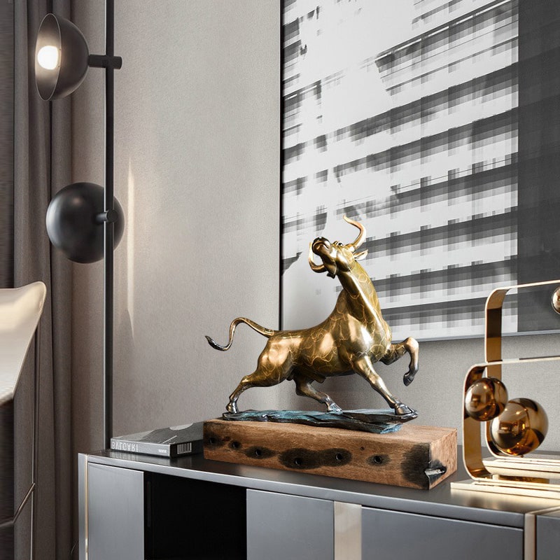 tuong-bo-tot-thu-cong-my-nghe 1 (4) Tượng bò tót cao cấp được làm thủ công