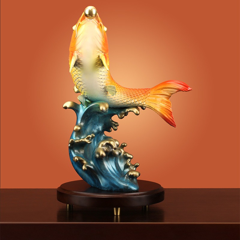 tuong-ca-rong-bang-dong 2 Tượng cá chép hóa rồng phong thủy