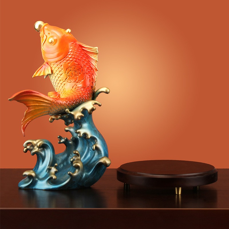 tuong-ca-rong-bang-dong 3 Tượng cá chép hóa rồng phong thủy