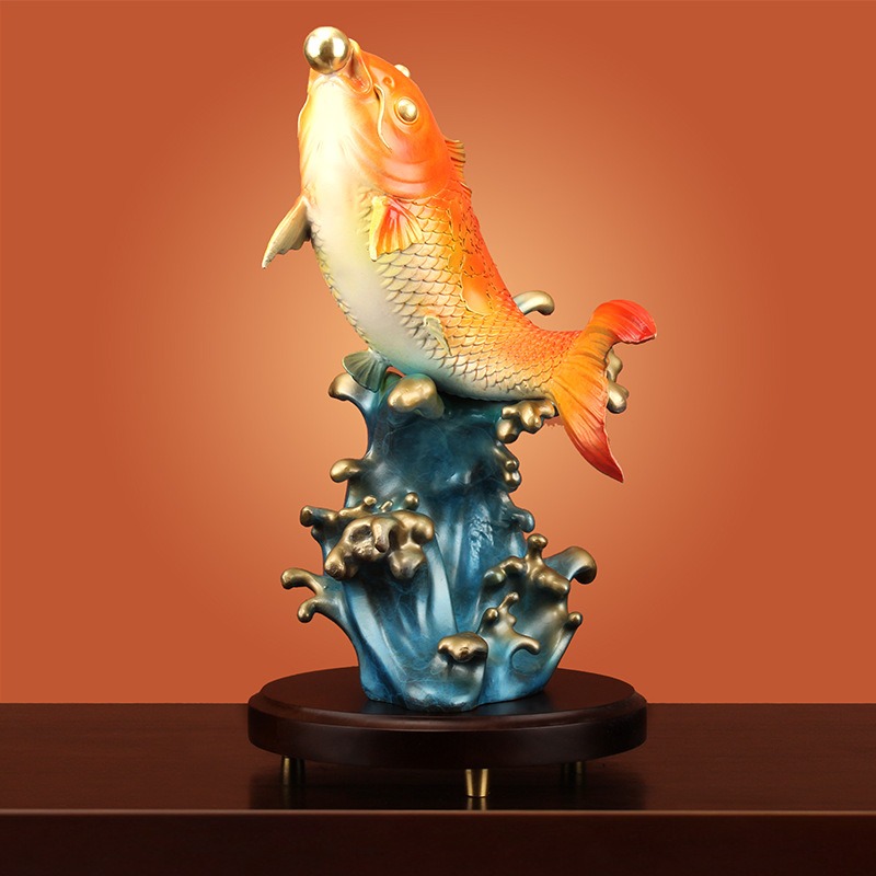 tuong-ca-rong-bang-dong 4 Tượng cá chép hóa rồng phong thủy