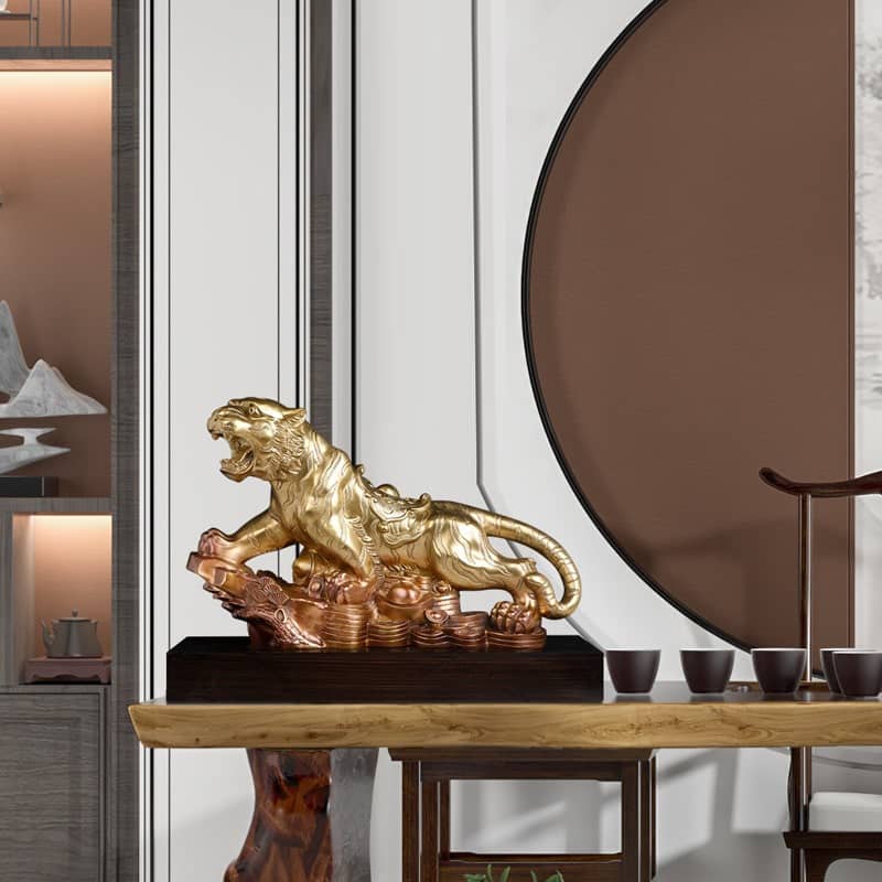 tuong ho 1-min Tượng hổ bằng đồng