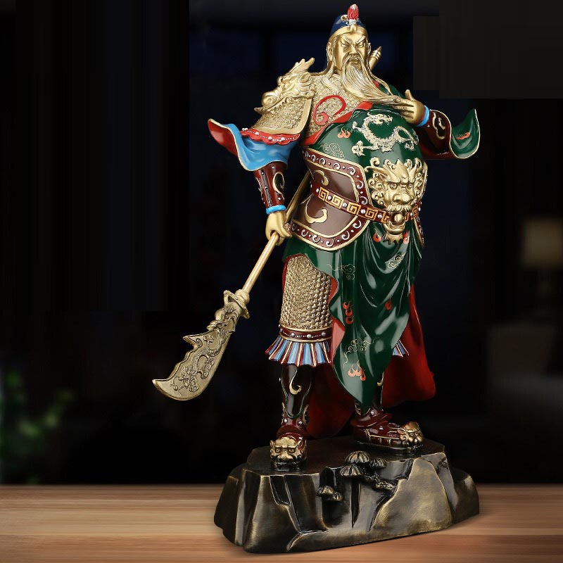 tuong quan cong 1 Tượng Quan Công vuốt râu