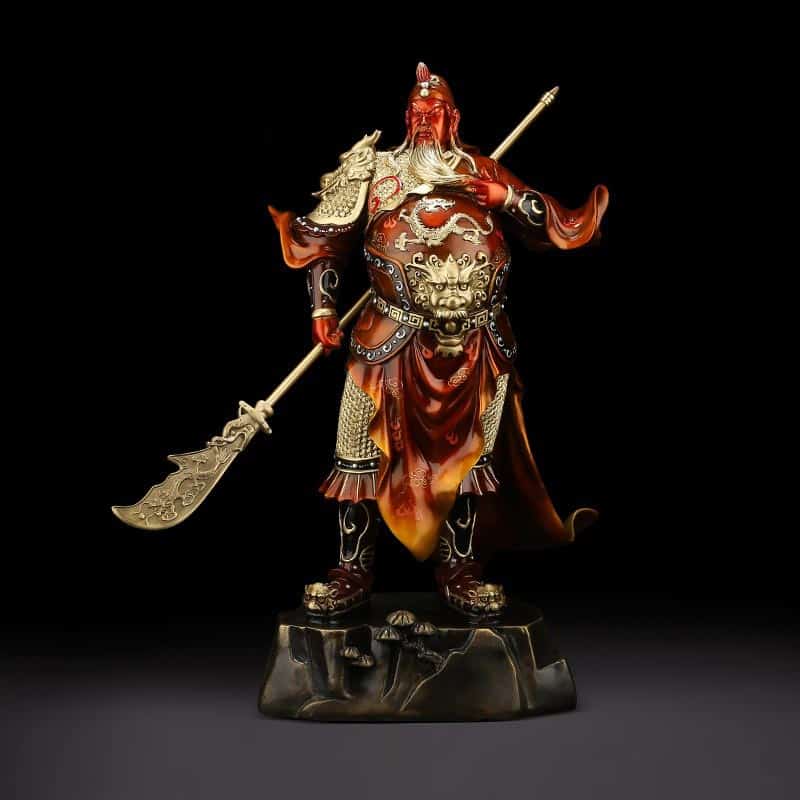 tuong quan cong 3 Tượng Quan Công vuốt râu