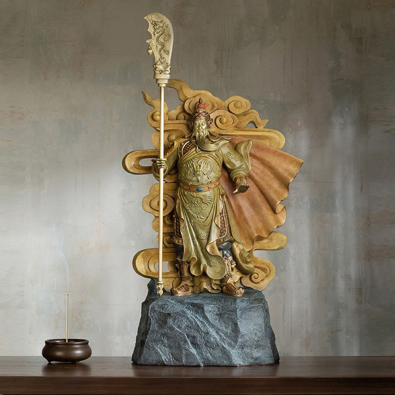 tuong quan van truong cao cap Tượng Quan Vân Trường bằng đồng