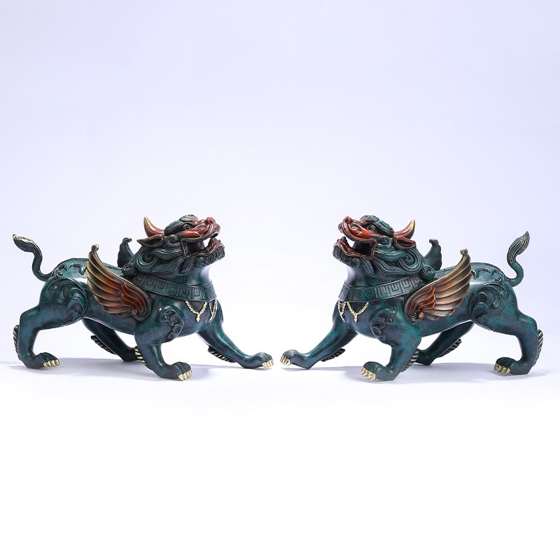 tuong-ty-huu-tich-ta-phong-thuy-bang-dong 2 Tượng Tỳ Hưu phong thủy một sừng