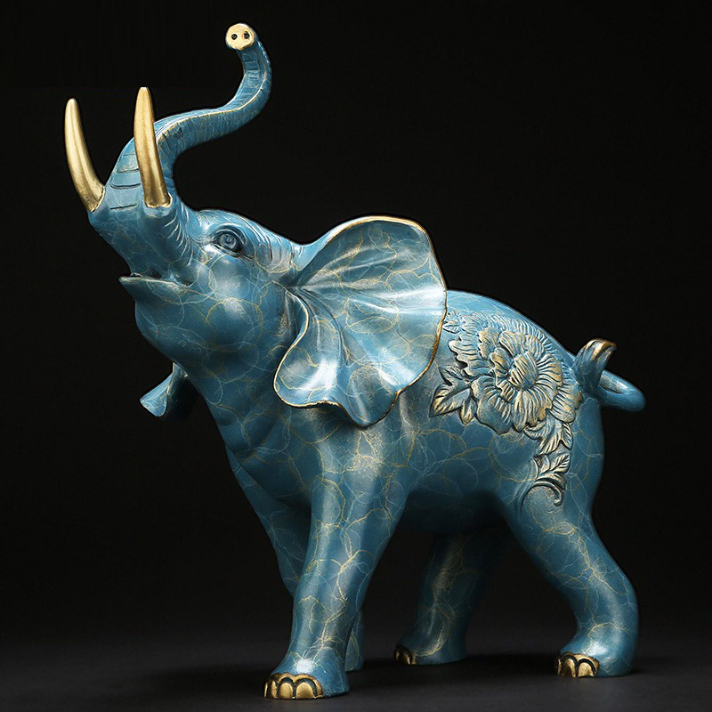 Tượng voi bằng đồng cao cấp Tượng voi bằng đồng cao cấp