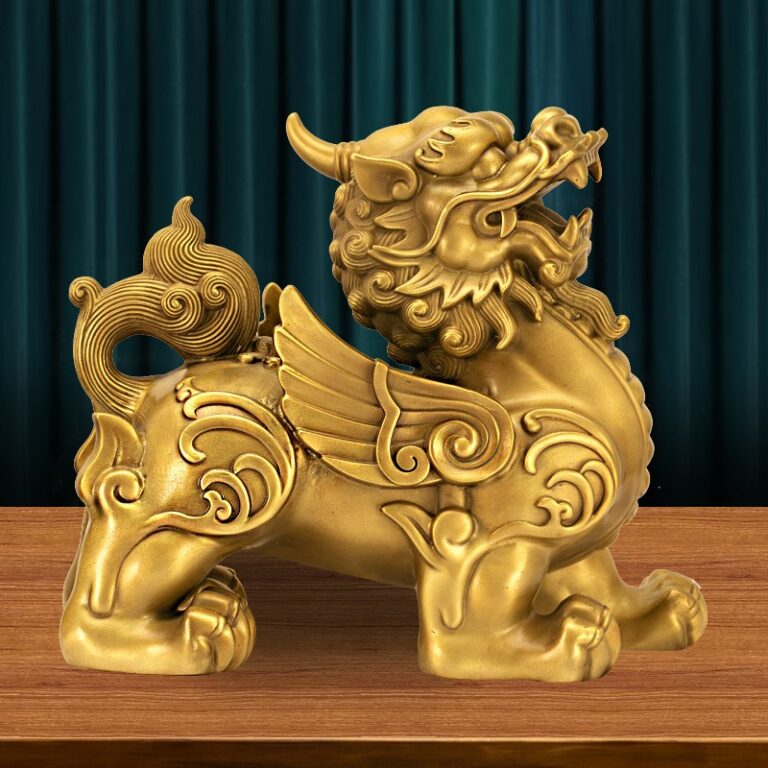 ty-huu-phong-thuy-bang-dong-vang-2 Tượng Tỳ Hưu phong thủy bằng đồng sang trọng