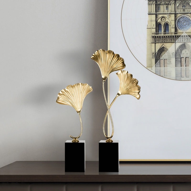 Mô hình lá bạch quả nghệ thuật đẹp mắt