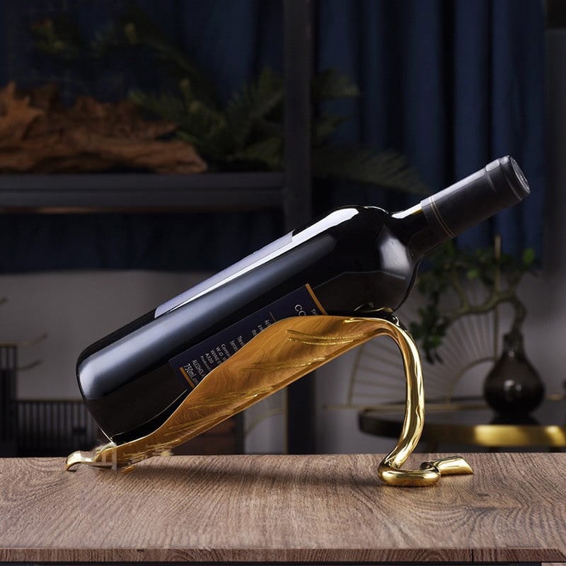 Giá rượu vang hình chiếc lá nghệ thuật Giá rượu vang hình chiếc lá nghệ thuật