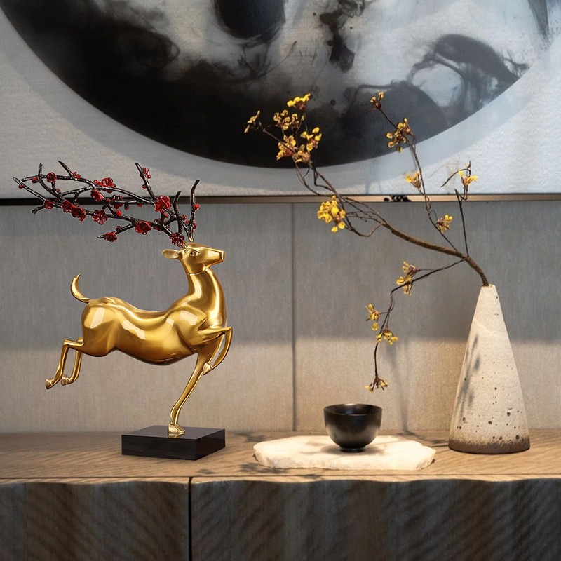 huou-sika-de-ban-bang-dong 2 Hươu Sika để bàn nghệ thuật