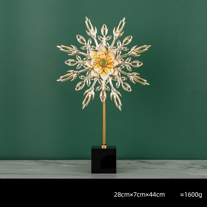 Mô hình bông tuyết bằng kim loại bắt mắt Mô hình bông tuyết bằng kim loại bắt mắt