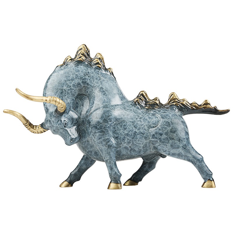 tuong-bo-tot-thiet-ke2 Tượng bò tót cách điệu sang trọng