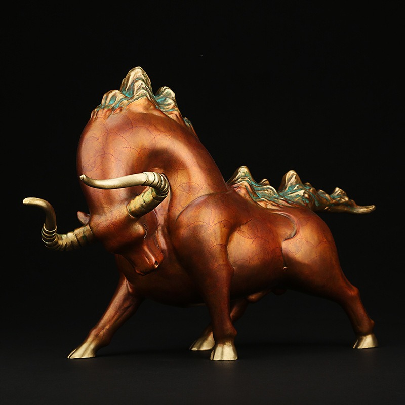 tuong-bo-tot.4 Tượng bò tót cách điệu sang trọng